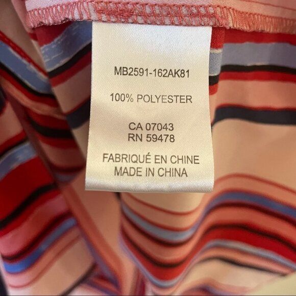 COPY - Cynthia Rowley Chiffon button up blouse sz Large - Picture 3 of 6